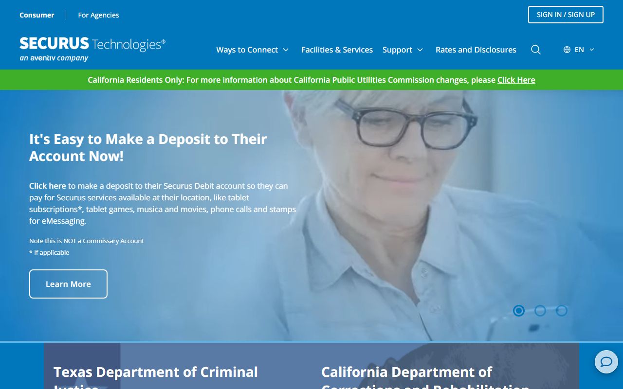 Weber County Securus visitation system for families in family court cases